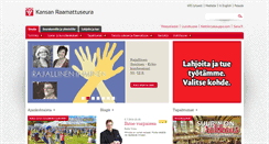 Desktop Screenshot of kansanraamattuseura.fi